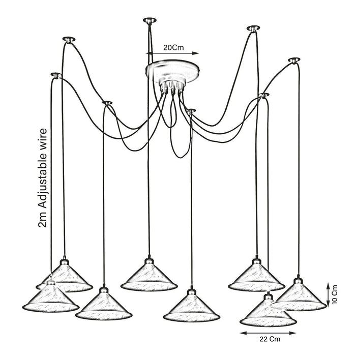 5 Head Ceiling Pendant  for Any Roomt ~3397