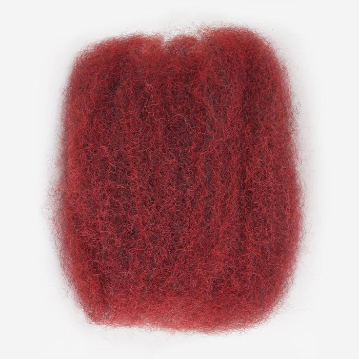 deep red afro kinky bulk hair extensions