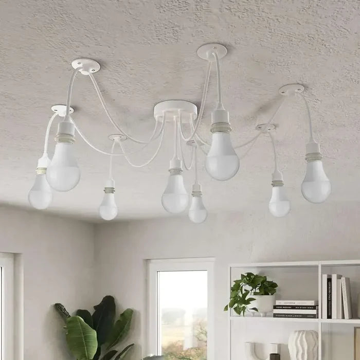 8 light spider pendant Light E27 adjustable swag hook~ 5110