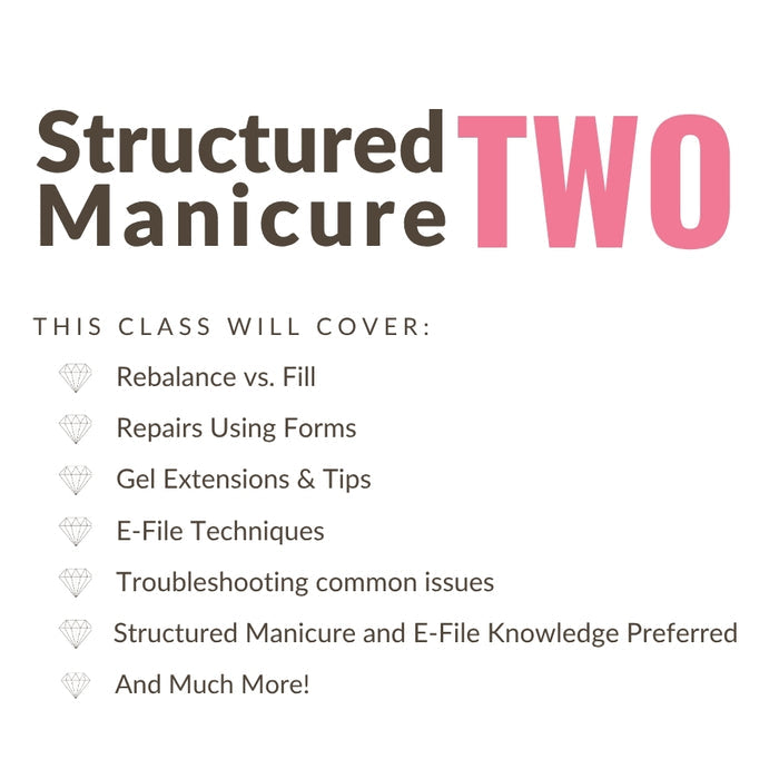 8/31/26 "Structured Manicure TWO" Certification Class