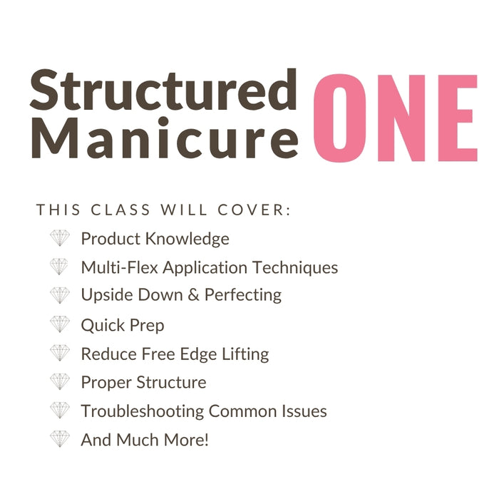 9/28/26 "Structured Manicure ONE" Certification Class