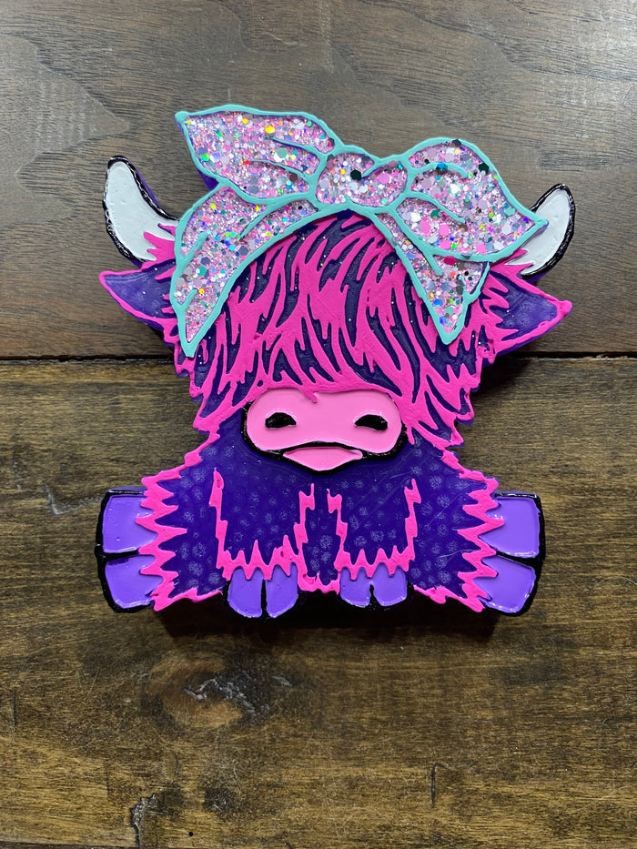 Cutie Highland Cow Freshie