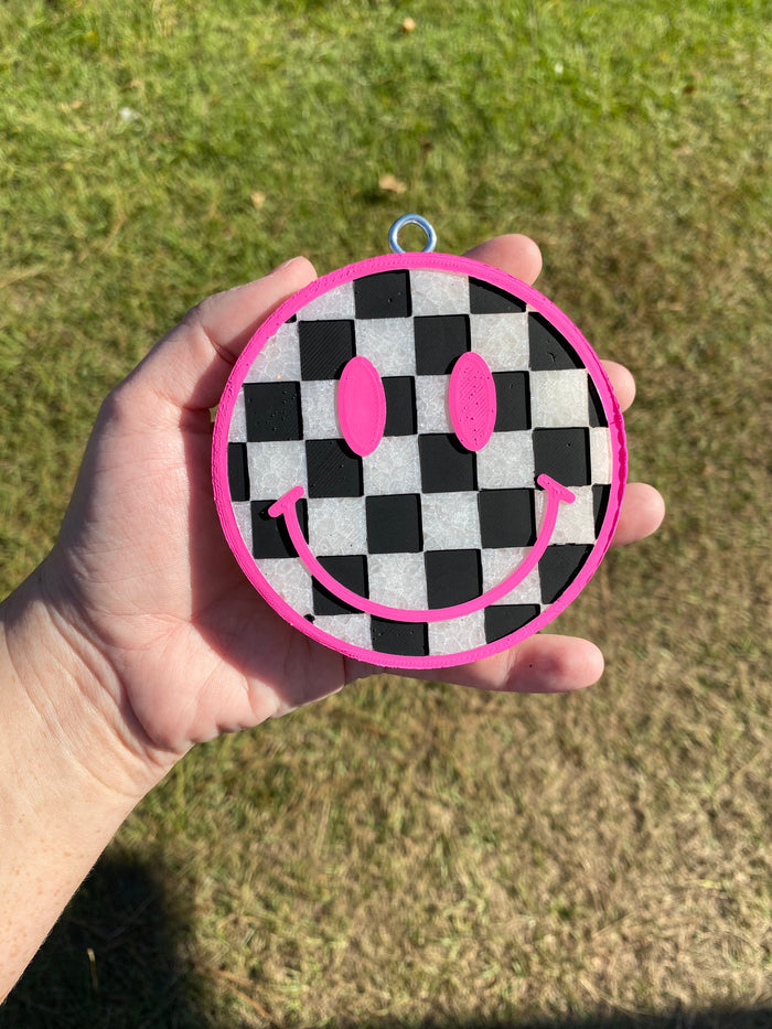 Checkered Smiley Freshie