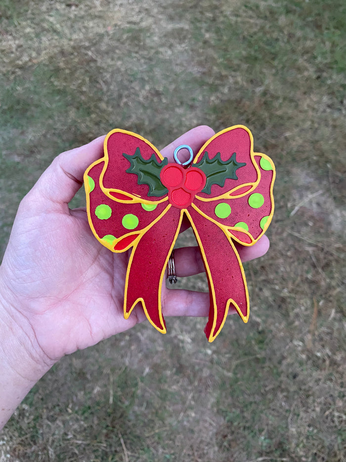 Christmas Bow Freshie