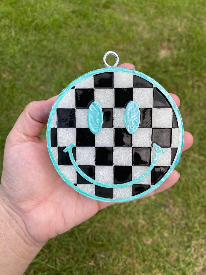 Checkered Smiley Freshie