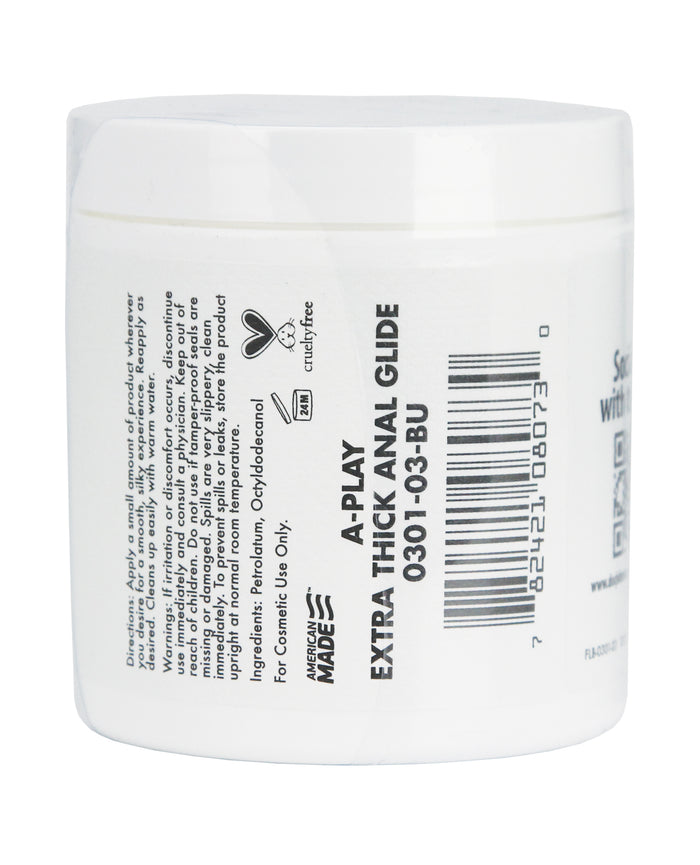 A Play Extra Thick ANAL Glide Cushioning Oil based Formula 4.5 fl oz