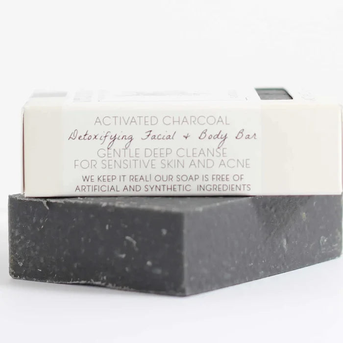 Activated Charcoal Face and Body Bar Soap
