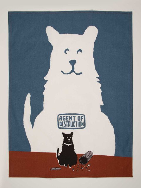 Agent of Destruction Dishtowel