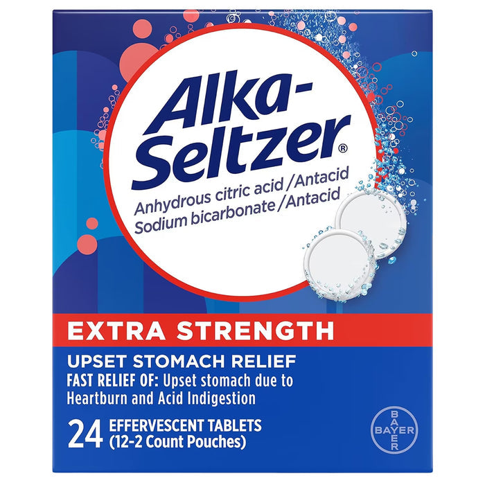 Alka-Seltzer Extra Strength Heartburn Relief - 24 Ct - 30 Pack