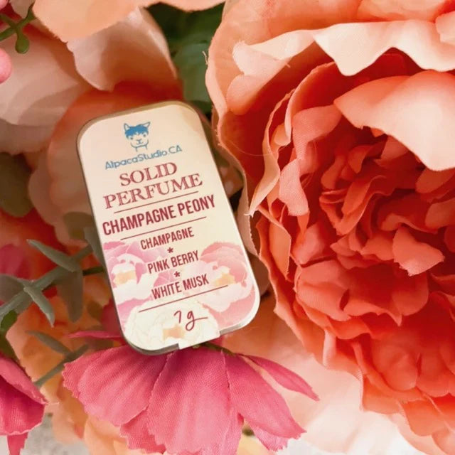 ALPACA STUDIO Solid Perfume - Champagne Peony - 7g