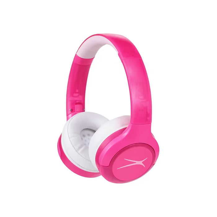 Altec Lansing Kid Safe Wireless Wired Headphones - Pink