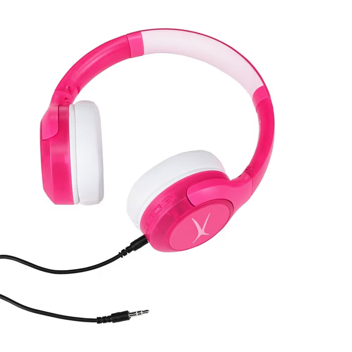 Altec Lansing Kid Safe Wireless Wired Headphones - Pink