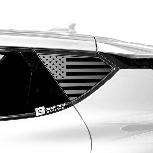 Quarter Window American Flag Vinyl Decal Stickers Fits Kia EV6 2022 - 2025 - Bogar Tech Designs