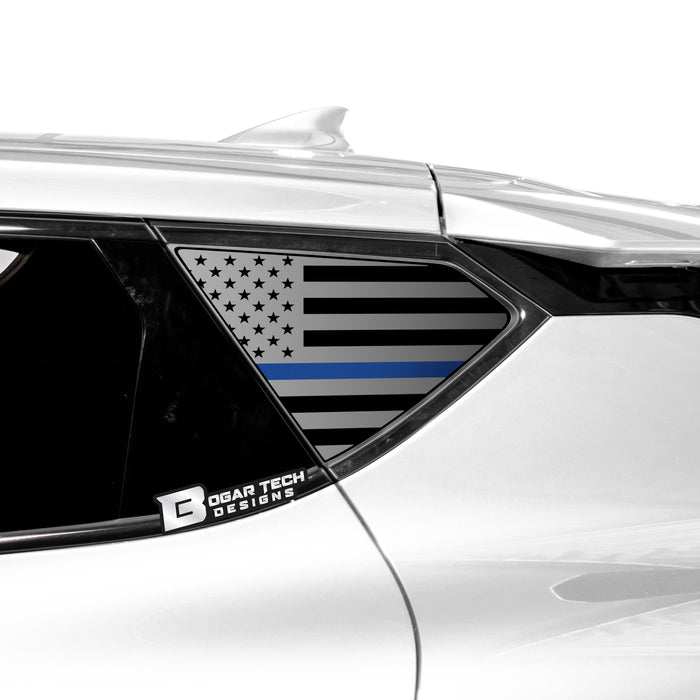 Quarter Window American Flag Vinyl Decal Stickers Fits Kia EV6 2022 - 2025 - Bogar Tech Designs