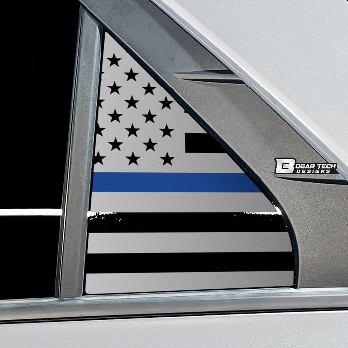 Quarter Window American Flag Vinyl Decal Stickers Fits Kia Niro 2023 - 2025 - Bogar Tech Designs