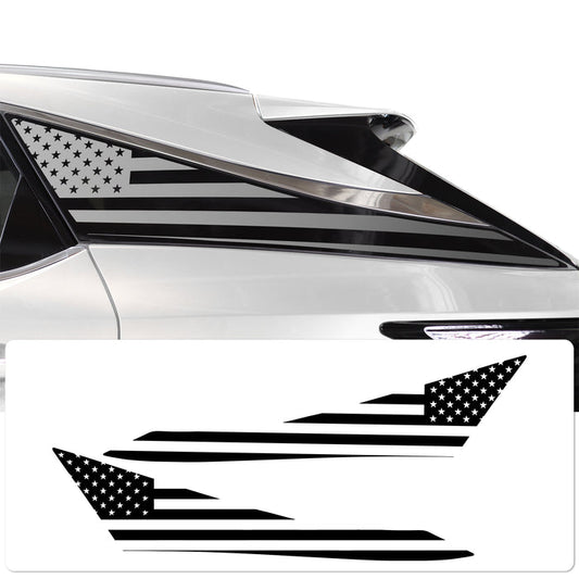 Quarter Window American Flag Vinyl Decal Stickers Fits Lexus RX 2023 - 2025 - Bogar Tech Designs