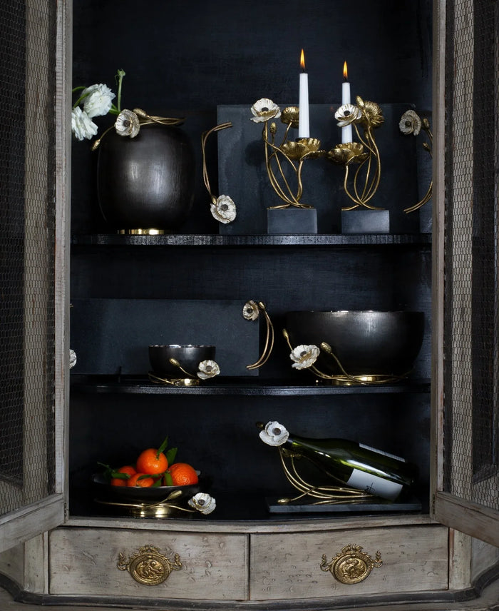 Michael Aram Anemone Wine Rest