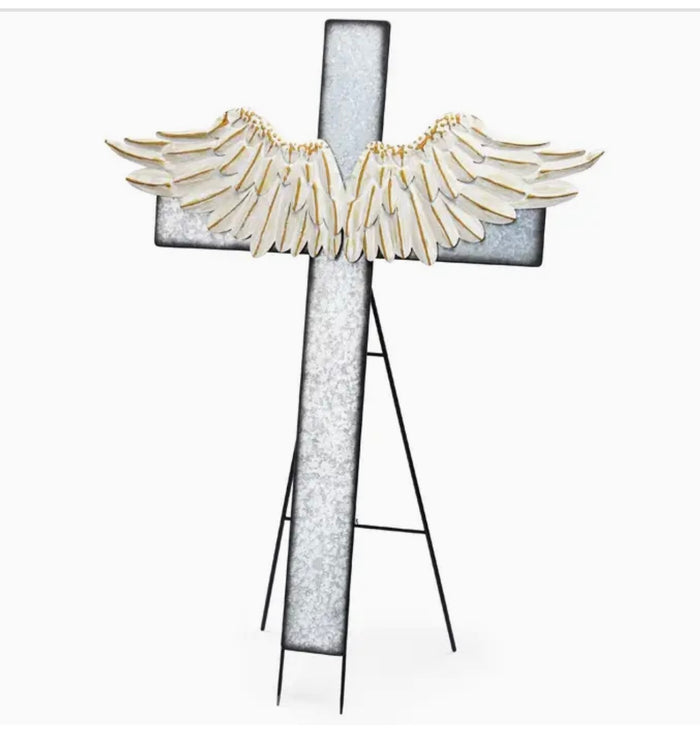 Angel Wings Cross Easel