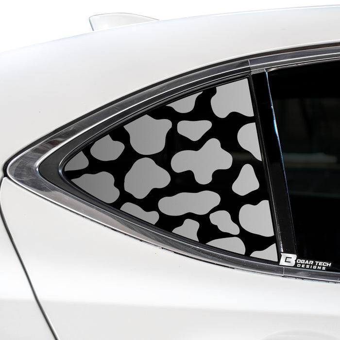Animal Leopard Cheetah Cow Window Vinyl Decal Stickers Fits Acura TLX 2015 - 2020 - Bogar Tech Designs