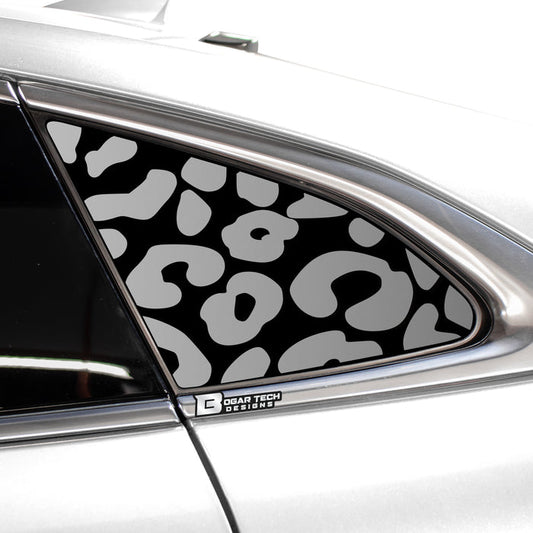 Animal Leopard Cheetah Cow Window Vinyl Decal Stickers Fits Chevy Malibu 2019 - 2023 - Bogar Tech Designs