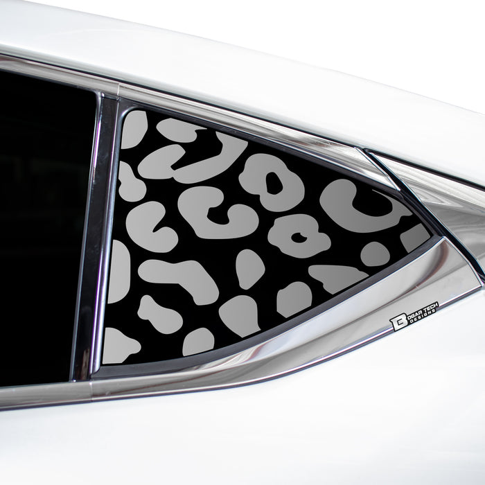 Animal Leopard Cheetah Cow Window Vinyl Decal Stickers Fits Lexus ES 2019 - 2023 - Bogar Tech Designs