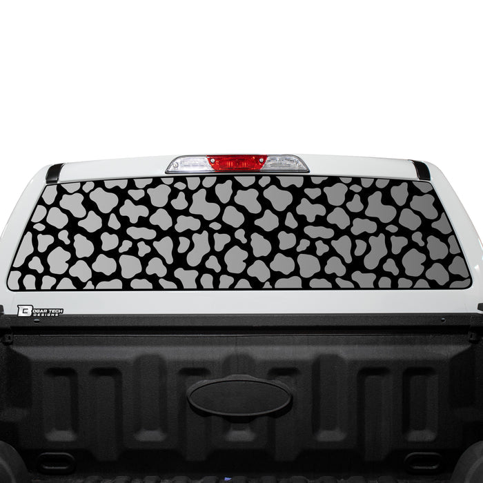 Animal Leopard Cheetah Rear Window Windshield Vinyl Decal Stickers Fits Ford Ranger 2019 - 2023 - Bogar Tech Designs