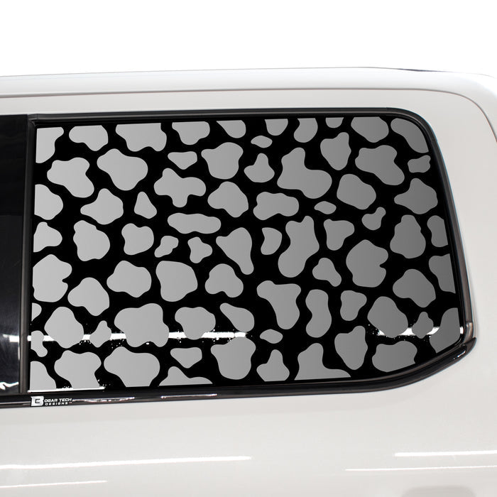 Animal Leopard Cow Paw Heart Window Vinyl Decal Stickers Fits Ford F - 150 F150 2015 - 2024 - Bogar Tech Designs