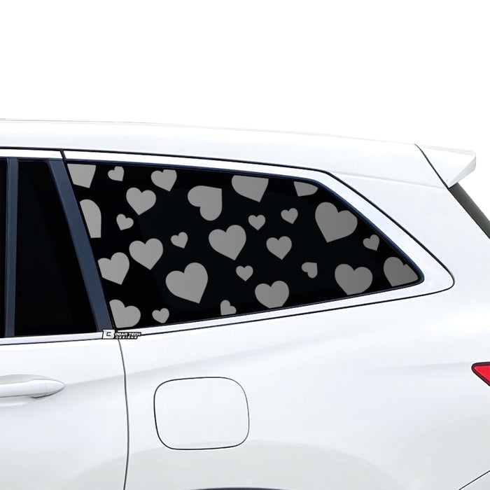 Animal Leopard Cow Paw Heart Window Vinyl Decal Stickers Fits Honda Pilot 2016 - 2022 - Bogar Tech Designs