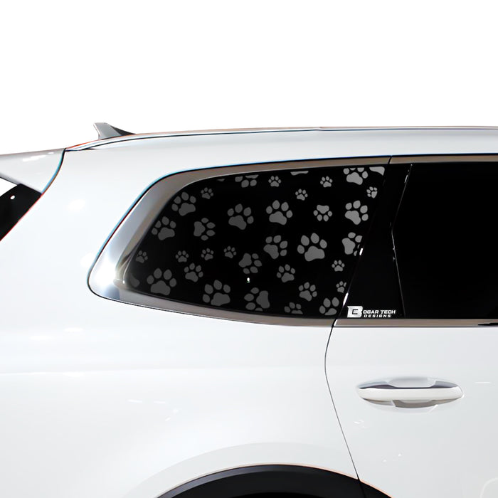 Animal Leopard Cow Paw Heart Window Vinyl Decal Stickers Fits Kia Telluride 2020 2021 2022 2023 2024 2025 - Bogar Tech Designs