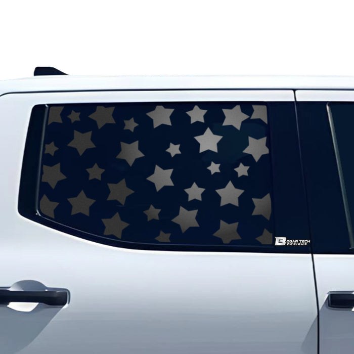 Animal Leopard Cow Paw Heart Window Vinyl Decal Stickers Fits Toyota Tundra 2022 2023 2024 - Bogar Tech Designs