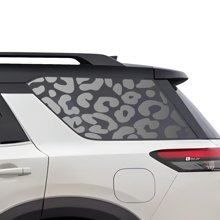 Animal Leopard Cow Window Vinyl Decal Stickers Fits Nissan Pathfinder 2022 2023 2024 2025 - Bogar Tech Designs