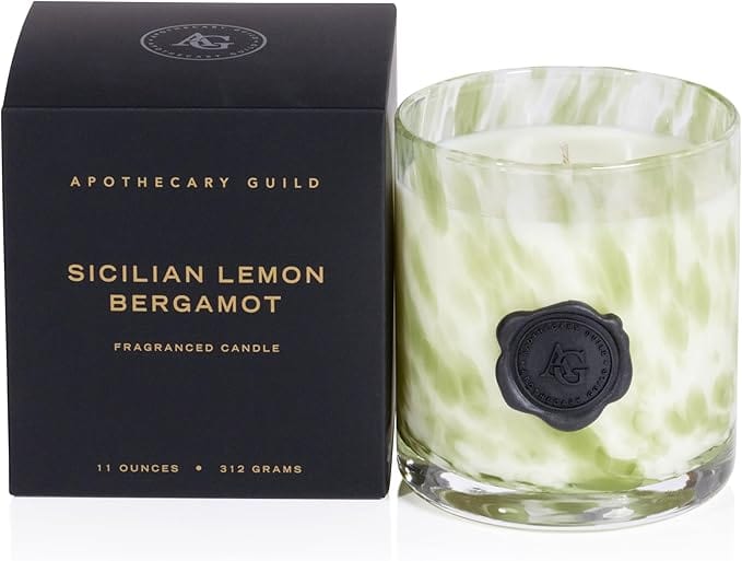 candle sicilian lemon bergamot