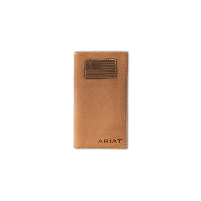 Ariat Rodeo Wallet with Flag Patch Logo