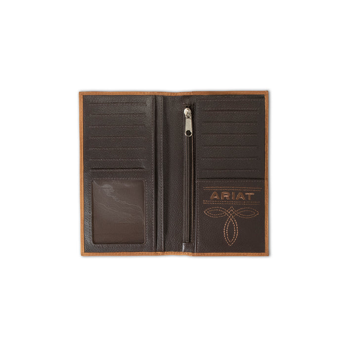 Ariat Rodeo Wallet with Flag Patch Logo