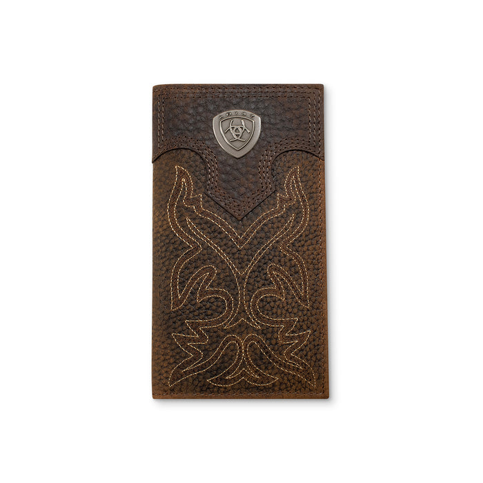 Ariat Shield Concho Leather Rodeo Wallet