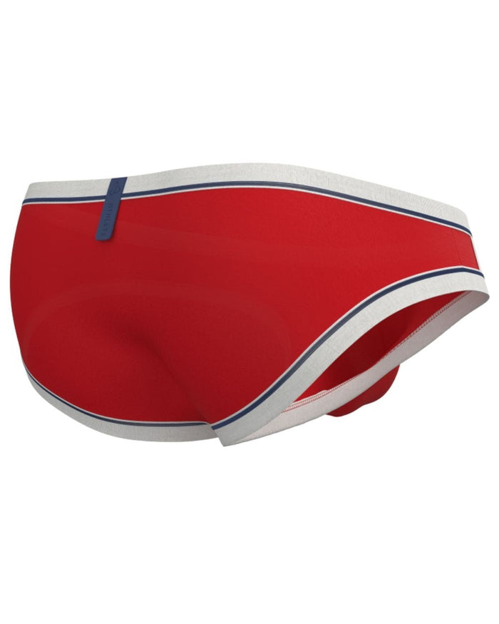 ATHLETE Men's Low Waist Brief - Score Red - | Private Structure - | MAD Lifestyle