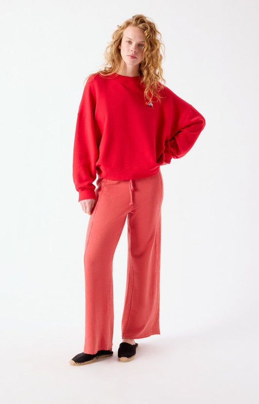 ATUBAY SWEATER ATU03DE in Tomato by American Vintage