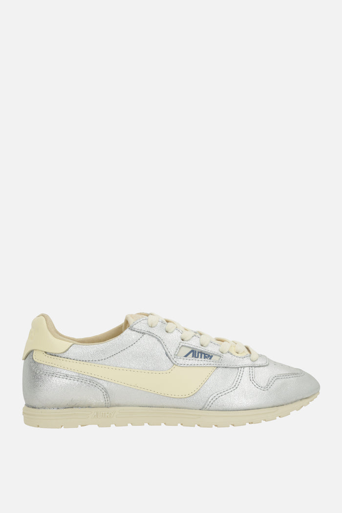 Autry Windspin sneakers in laminated leather