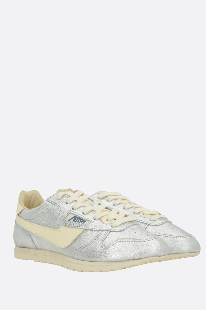 Autry Windspin sneakers in laminated leather