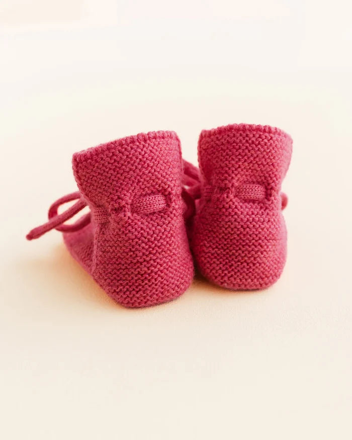 Hvid - Baby Booties With Lace - Lollipop - Back
