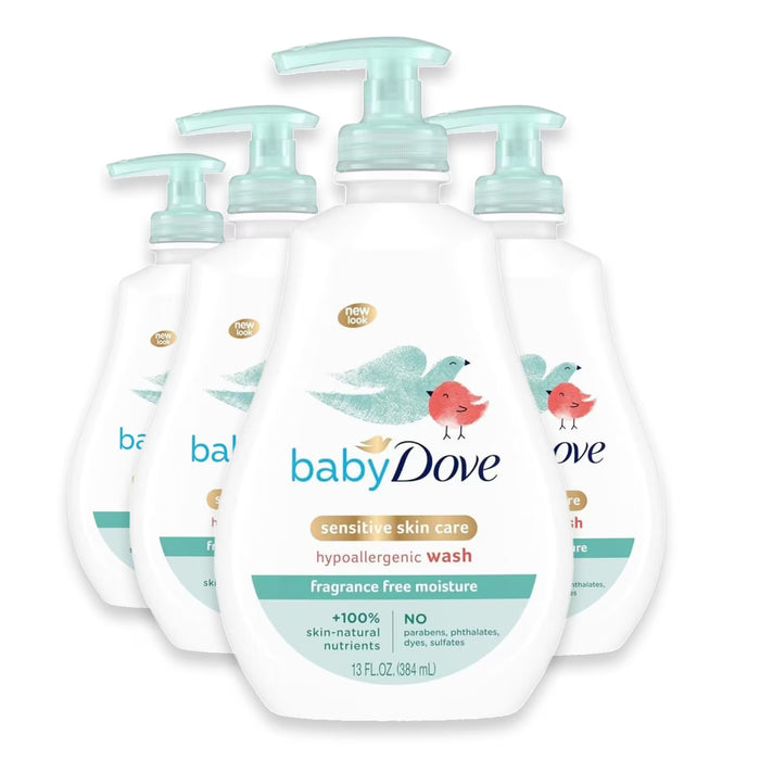 Baby Dove Tip to Toe Sensitive Moisture Baby Wash - 13 oz - 4 Pack
