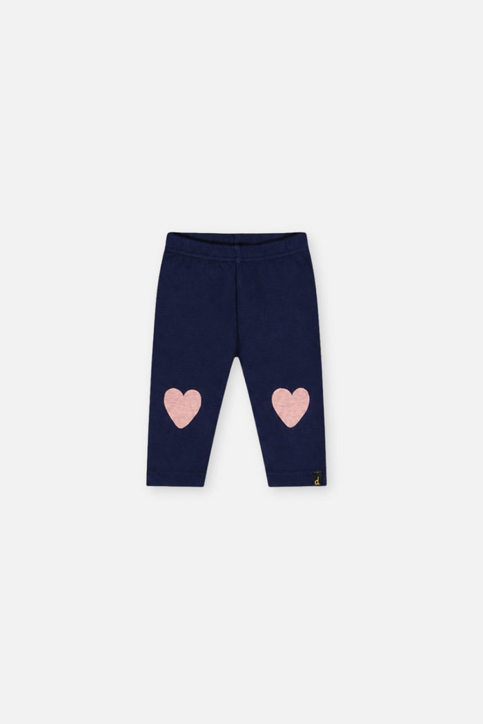 Baby Leggings Royal Blue And Pink-0