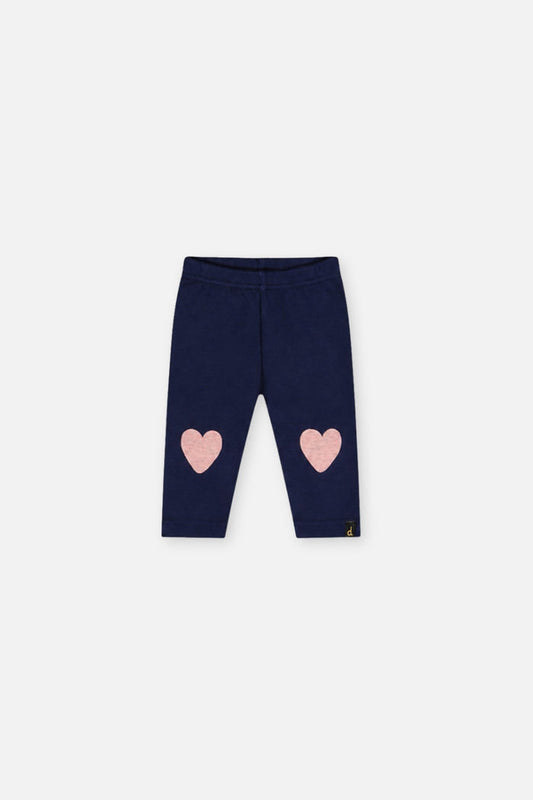 Baby Leggings Royal Blue And Pink-0