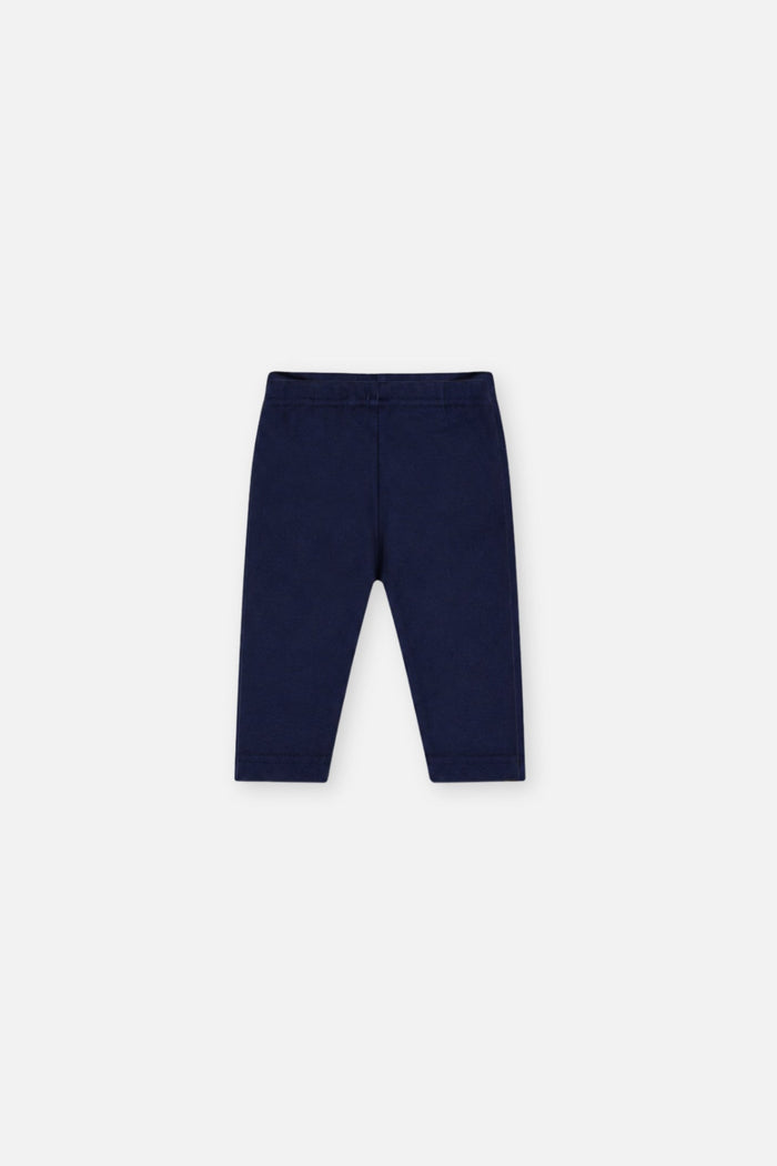 Baby Leggings Royal Blue And Pink-1
