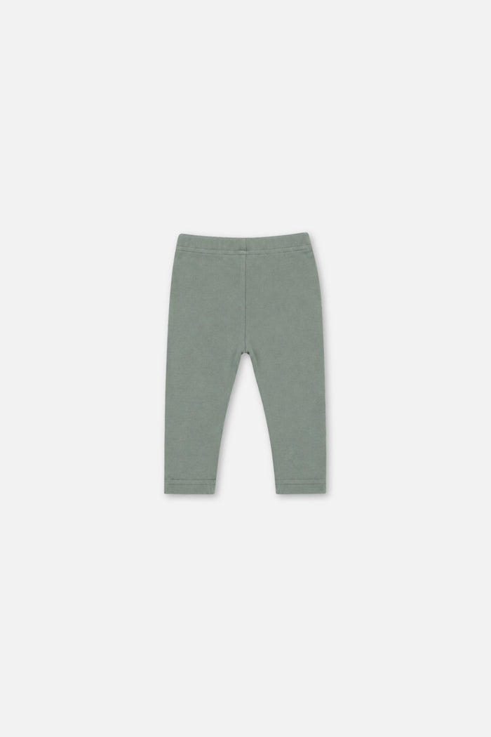 Baby Rib Leggings Green Printed Green-1