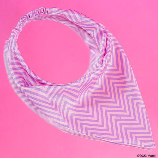 Barbie Chevron Headscarf - Lilac & Pink