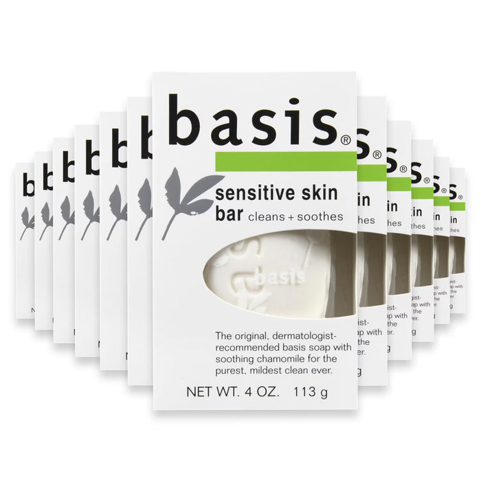 Basis Sensitive Skin Bar Soap - 4 oz - 24 Pack