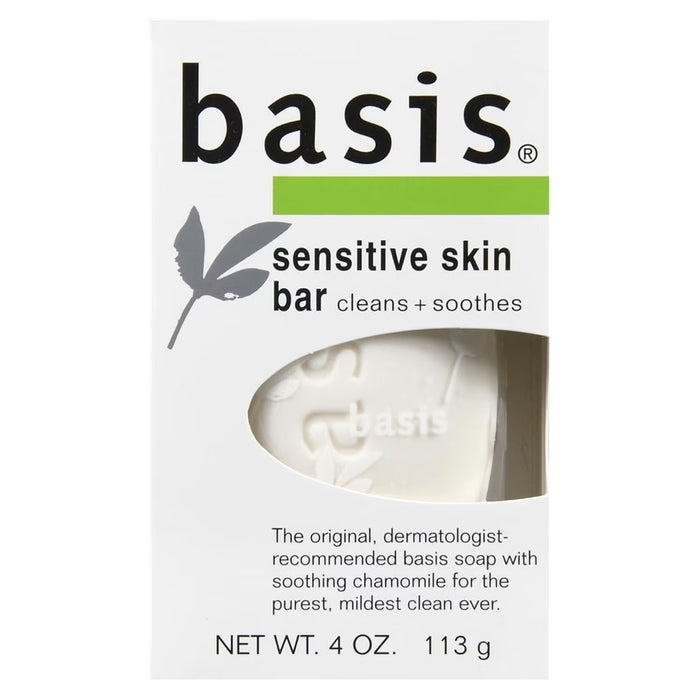 Basis Sensitive Skin Bar Soap - 4 oz - 24 Pack
