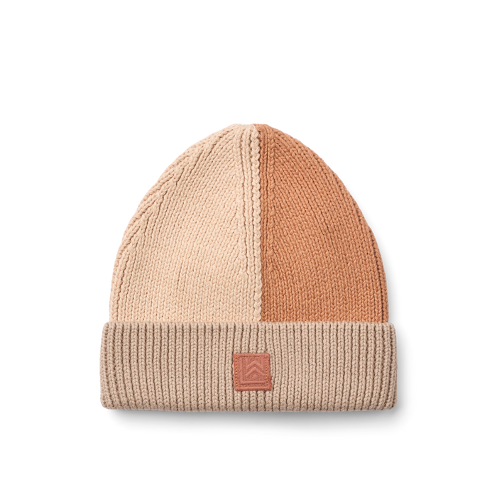 Liewood - Beanie Hat - Ezra - Organic Cotton - Tuscany Rose Multi Mix