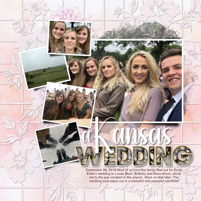 Create one-of-a-kind page titles with these beautiful floral alphabet letters, numbers, and punctuation by Lucky Girl Creative digital art for digital scrapbooking. Perfect for wedding as well as outdoor, nature, and flower pages! The Beautiful Botanical Alpha Set consists of a full set of digital art uppercase alphabet letters A-Z, numbers 0-9, and most punctuation marks. This alpha set is available as individual embellishments only. This kit is NOT included in any bundle.